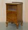 Burr Walnut Nightstands from Alfred Cox, 1950s, Set of 2, Image 4