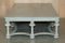 Solid Six Pillar French Country House Coffee Table in Original Paint, Image 20