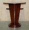 Art Deco Style Two Tier Macassar Wood Side Tables, Set of 2 11