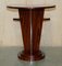 Makassar Holz Beistelltische mit 2 Ebenen im Art Deco Stil, 2er Set 11