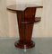 Art Deco Style Two Tier Macassar Wood Side Tables, Set of 2 3