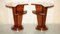 Art Deco Style Two Tier Macassar Wood Side Tables, Set of 2 1