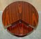 Mesas auxiliares de madera Macassar estilo Art Déco de dos niveles. Juego de 2, Imagen 9
