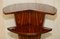 Makassar Holz Beistelltische mit 2 Ebenen im Art Deco Stil, 2er Set 5