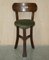 Antique Primitive Arts & Crafts Elm Chairs, Set of 3, Image 3