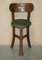 Antique Primitive Arts & Crafts Elm Chairs, Set of 3 17