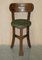 Antique Primitive Arts & Crafts Elm Chairs, Set of 3, Image 17