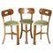 Antique Primitive Arts & Crafts Elm Chairs, Set of 3, Image 1