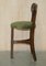 Chaises Primitive Arts & Crafts Antiques en Orme, Set de 3 12