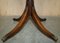 Large Antique Carved Hardwood & Green Leather Tilt Top Centre Table, Image 7