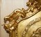 Espejos de pared de cuerpo entero de madera dorada estilo neoclásico francés. Juego de 2, Imagen 5