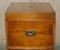 Military Campaign Drinks Cabinet in Burr Yew and Elm 4