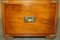 Military Campaign Drinks Cabinet in Burr Yew and Elm 8