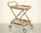 Mid-Century Drinks Trolley in Hardwood and Brass, 1950s 2