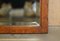 Antique Burr Walnut Mirror with Beveled Glass Edges, 1890, Image 13