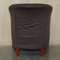 Vintage Suede Tub Armchairs with Wooden Armrests, Set of 2 15
