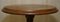 Vintage English Oak Tripod Side Table, Image 5