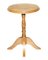 Vintage English Oak Tripod Side Table, Image 1