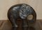 Handgeschnitzte Vintage Elefantenfiguren, 2er Set 14