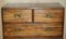 Hardwood Military Officers Campaign Chest of Drawers, 1880s, Image 4