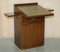 Antique Victorian Desk in Hardwood and Green Leather, 1880, Image 14