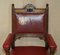 Antique English Victorian Armchair, 1880, Image 3