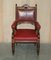 Antiker englischer viktorianischer Sessel, 1880 2