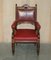 Antique English Victorian Armchair, 1880 2