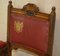 Antique English Victorian Armchair, 1880, Image 4