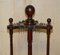 Hardwood Victorian Hand Carved Revolving Snooker Pool Cue Rack, 1880s 4