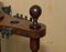 Hardwood Victorian Hand Carved Revolving Snooker Pool Cue Rack, 1880s 7