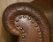 Vintage Scottish Castle Brown Leather Sofa from Thomas Lloyd, Set of 2, Image 7