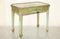 Antique Victorian Chinese Chinoiserie Hand Painted Green Side Table, 1880s 2