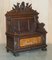 Antique Italian Carved Lion Griffon Bench with Storage, 1860s, Image 18