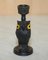 Antique Black Forest Wooden Carved Owl Matchstick Holders and Ashtray, Set of 9 15