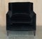 Art Deco Black Nero Velvet Armchair, Image 2