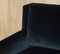 Art Deco Black Nero Velvet Armchair 13