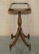 Near Antique Regency 1810 Needlework Side End Lamp Wine Tables, Set of 2 10