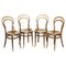 Sedie da pranzo antiche di Thonet, 1880, set di 4, Immagine 1