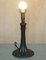 Lámparas de mesa vintage de bronce con bases de lirio de Tiffany & Co, años 60. Juego de 2, Imagen 2