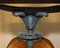 Antique George Hepplewhite Wheatgrass Captains Chair in Brown Leather, 1880, Image 13