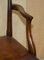 Antique George Hepplewhite Wheatgrass Captains Chair in Brown Leather, 1880, Image 9