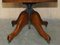 Antique George Hepplewhite Wheatgrass Captains Chair in Brown Leather, 1880, Image 10