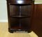 Flamed Mahogany Corner Cabinet with Glass Top & Shelves from Bevan Funnell 6