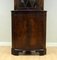 Flamed Mahogany Corner Cabinet with Glass Top & Shelves from Bevan Funnell, Image 8