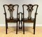 Chippendale Style Dining Chairs with Leather Seats, Set of 6 8
