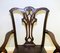 Chippendale Style Dining Chairs with Leather Seats, Set of 6 13