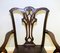 Chippendale Style Dining Chairs with Leather Seats, Set of 6, Image 13