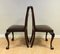 Chippendale Style Dining Chairs with Leather Seats, Set of 6, Image 5