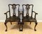 Chippendale Style Dining Chairs with Leather Seats, Set of 6 9